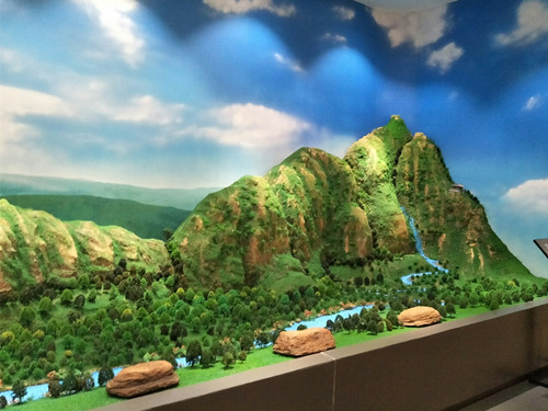 展览馆假山微缩模型