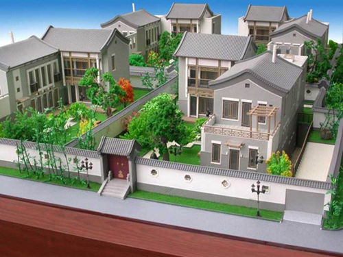 新农村改造建筑沙盘模型