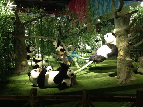 熊猫乐园模型图片