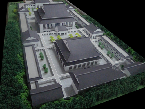 新中式建筑沙盘模型