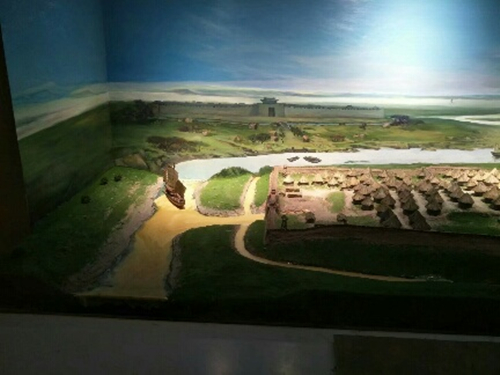郑州市河南派腾模型设计有限公司制作的古城遗址复原模型