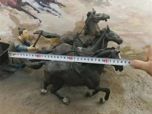 古代战场微缩模型复原模型战马实际测量尺寸