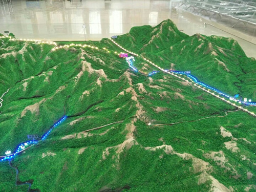 旅游景区规划沙盘模型