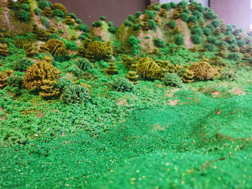 景区展示模型中的植被部分