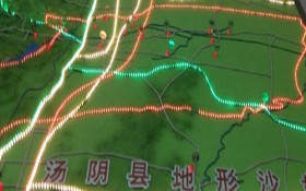 城市地形图模型