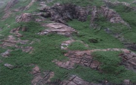 山体地形图模型