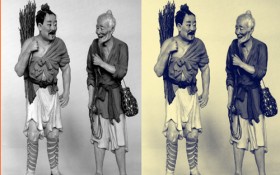 古代人物复原道具模型