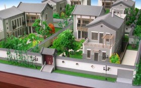 新农村改造建筑沙盘模型