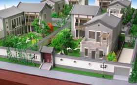 新农村改造建筑沙盘模型