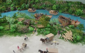 文化馆微缩场景复原模型