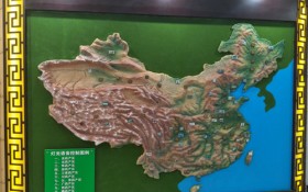 企业地形图模型