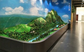 旅游景区地形模型