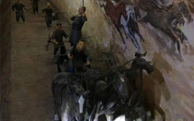 古代战场微缩场景模型