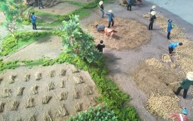 党建文化农业沙盘模型