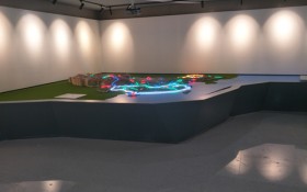 展览馆地形沙盘模型